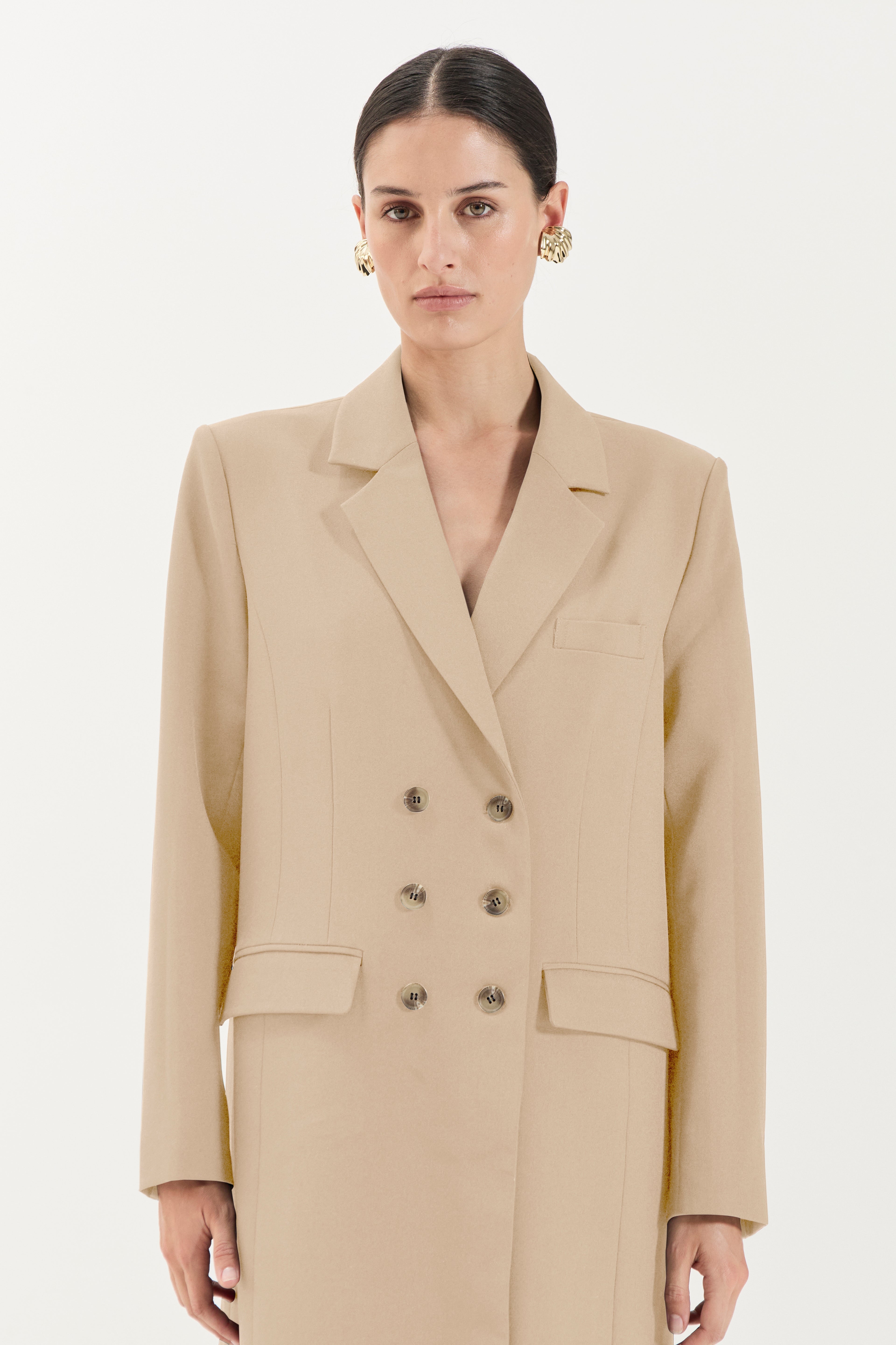 Mattea Coat - Sand
