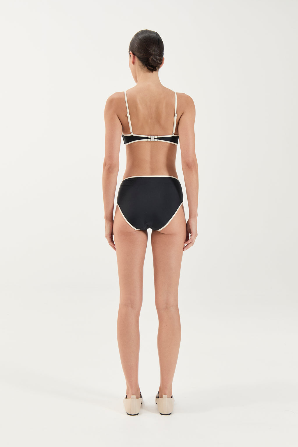 Swim High Waist Brief - Noir