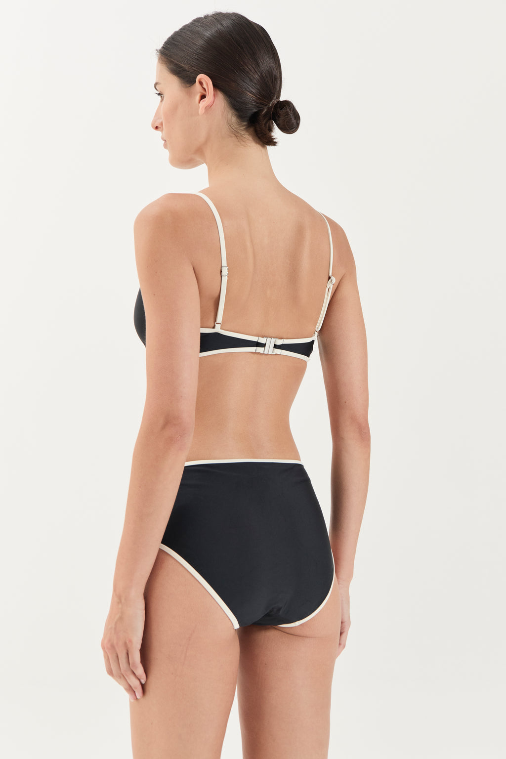 Swim High Waist Brief - Noir