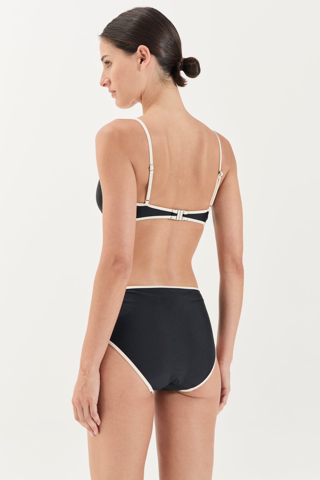 Swim High Waist Brief - Noir