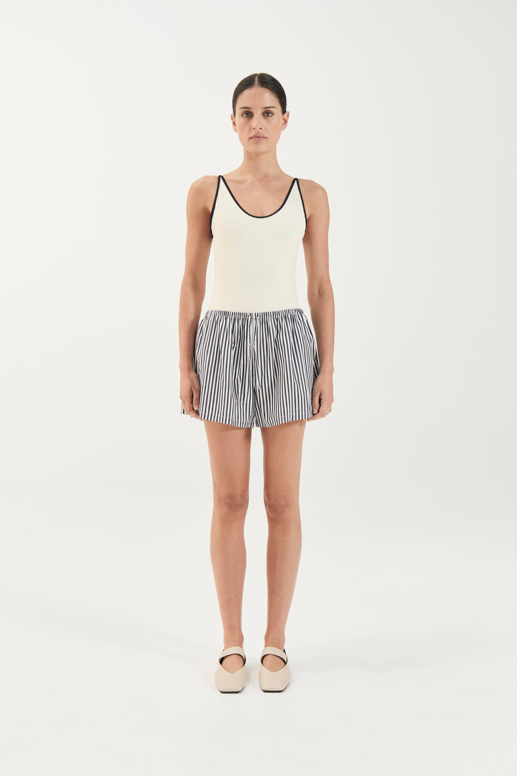 Beau Short - Noir Stripe
