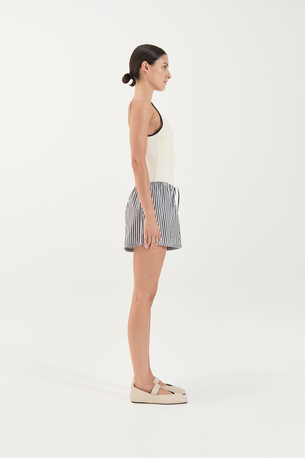 Beau Short - Noir Stripe