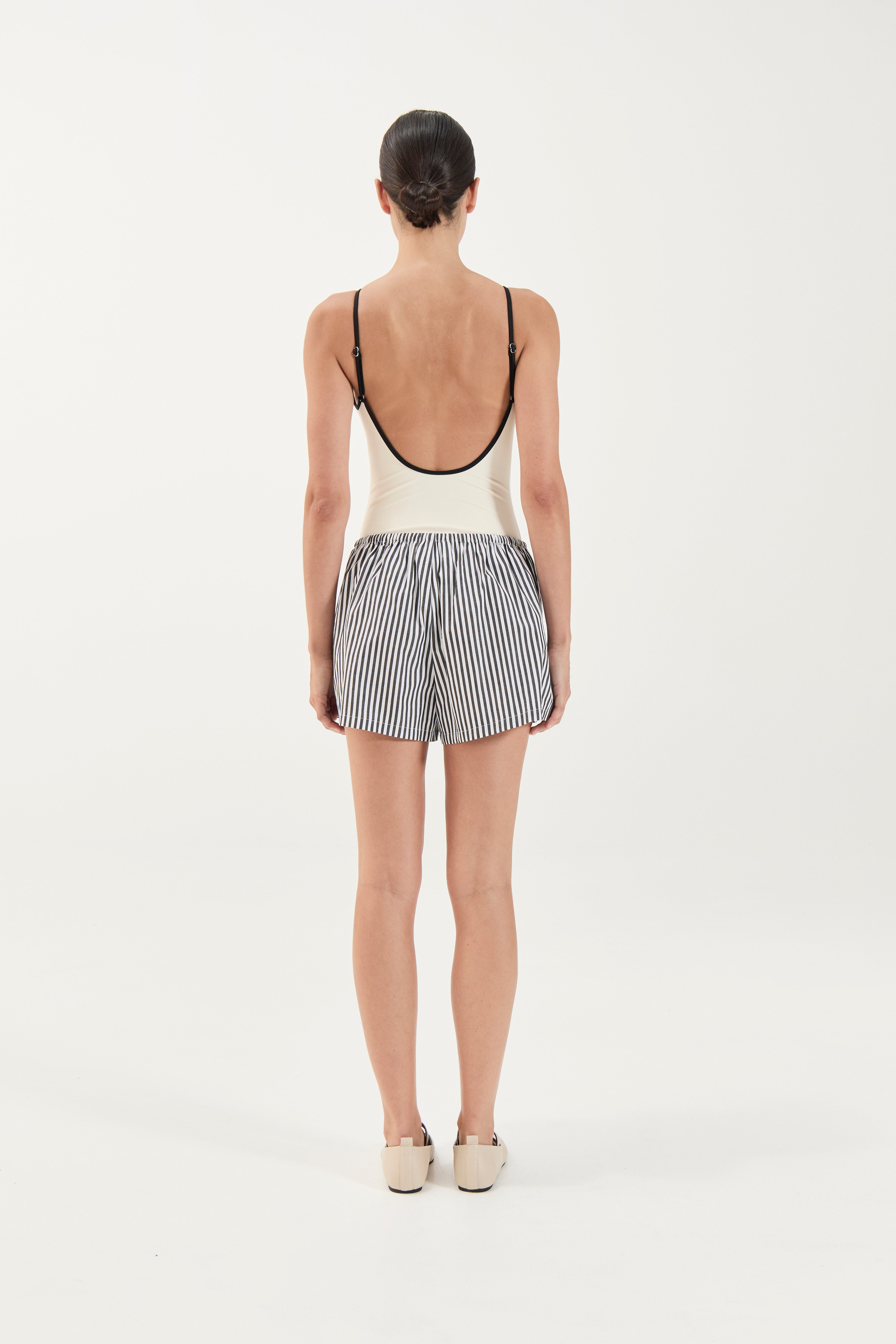 Beau Short - Noir Stripe
