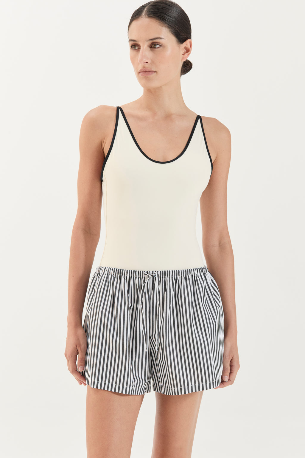 Beau Short - Noir Stripe
