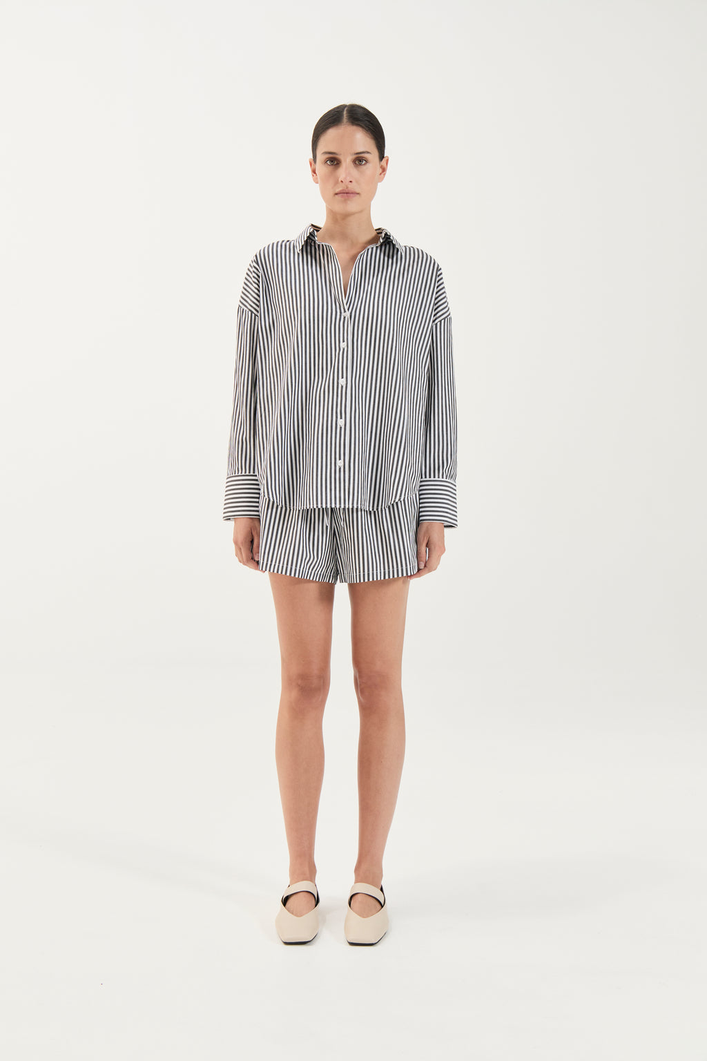 Franca Shirt - Noir Stripe