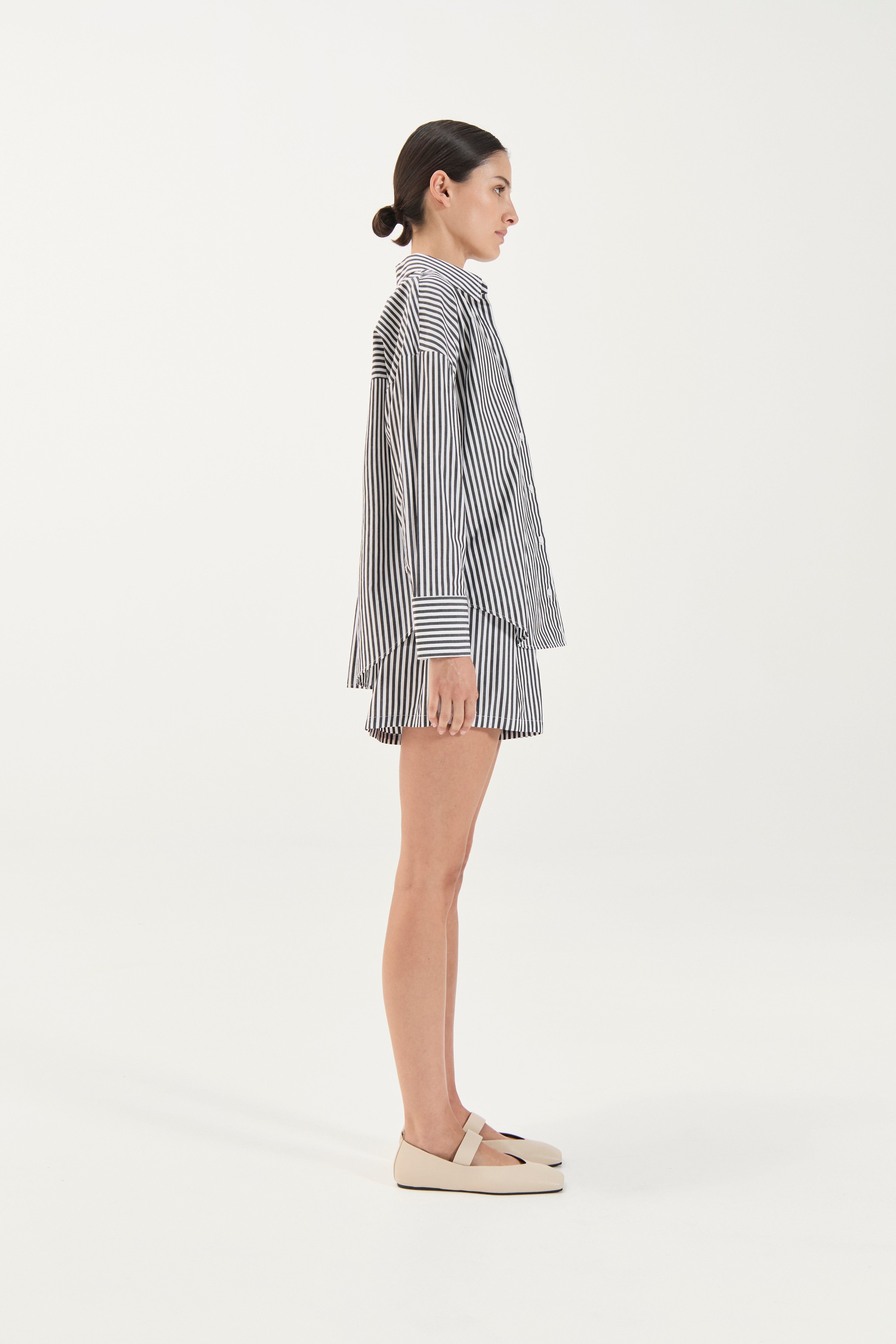 Franca Shirt - Noir Stripe