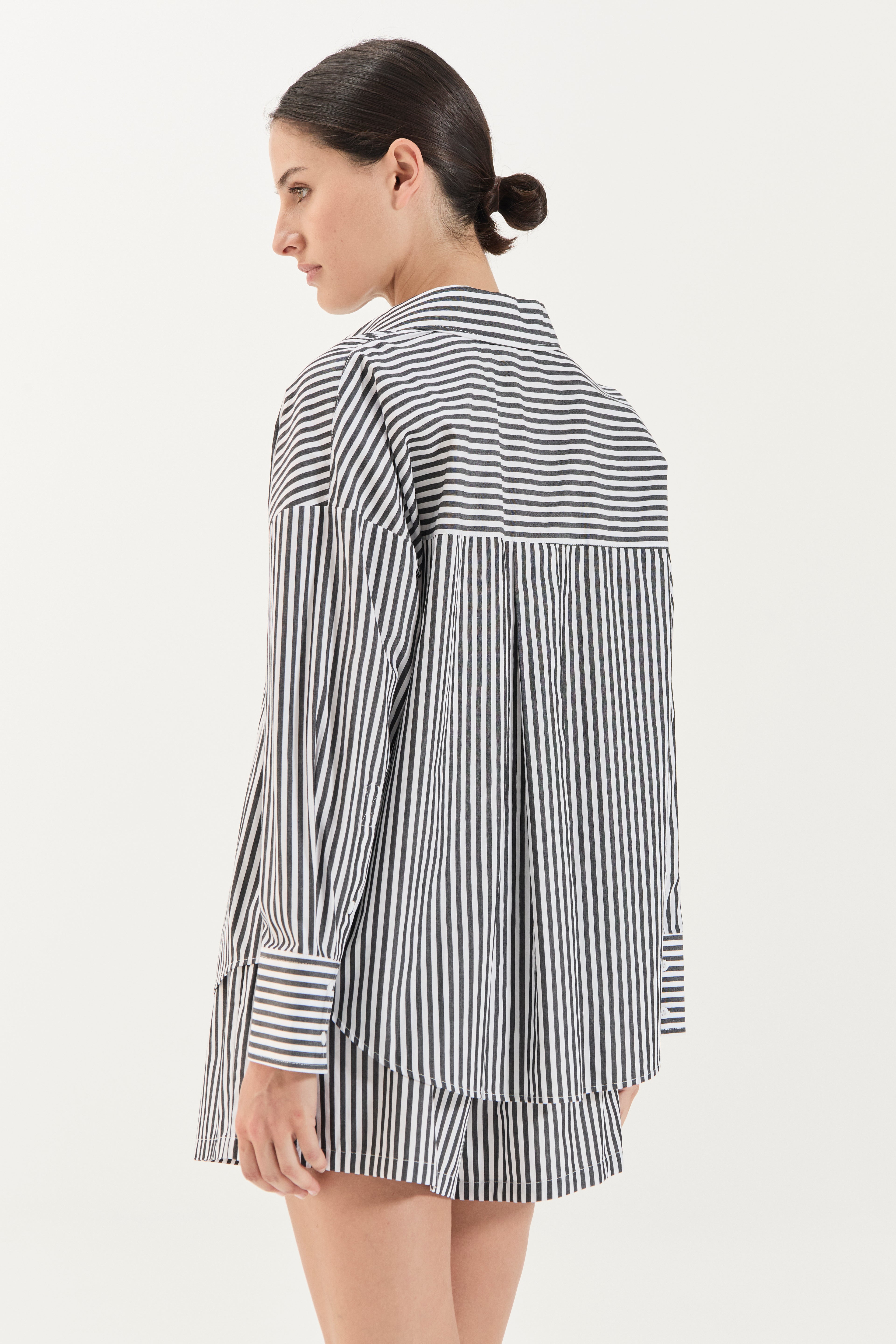Franca Shirt - Noir Stripe