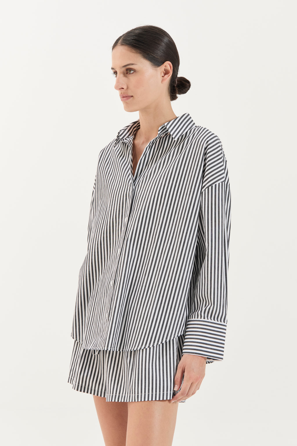 Franca Shirt - Noir Stripe