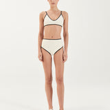 Swim High Waist Brief - Ivory
