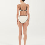 Swim High Waist Brief - Ivory