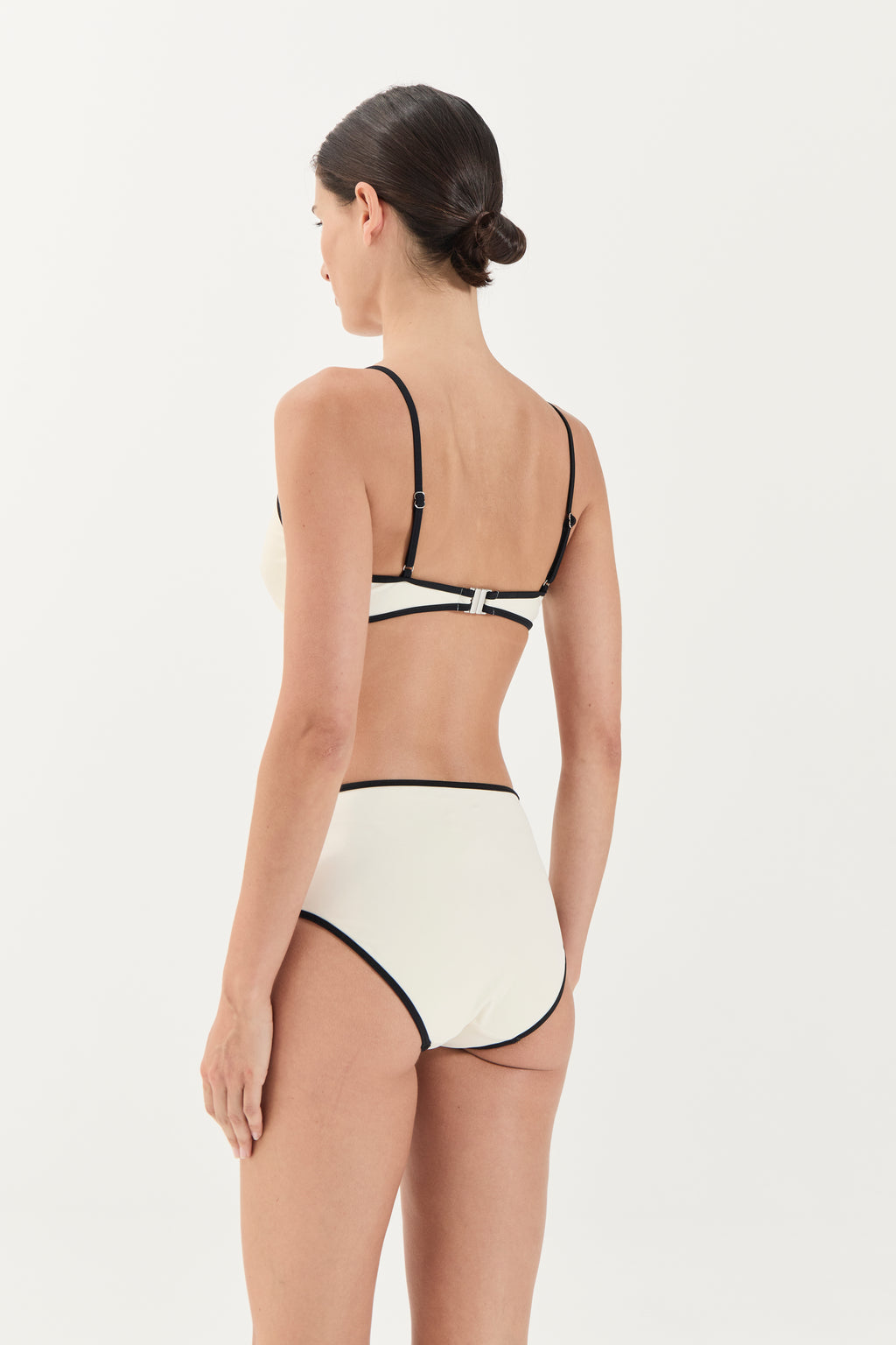 Swim High Waist Brief - Ivory