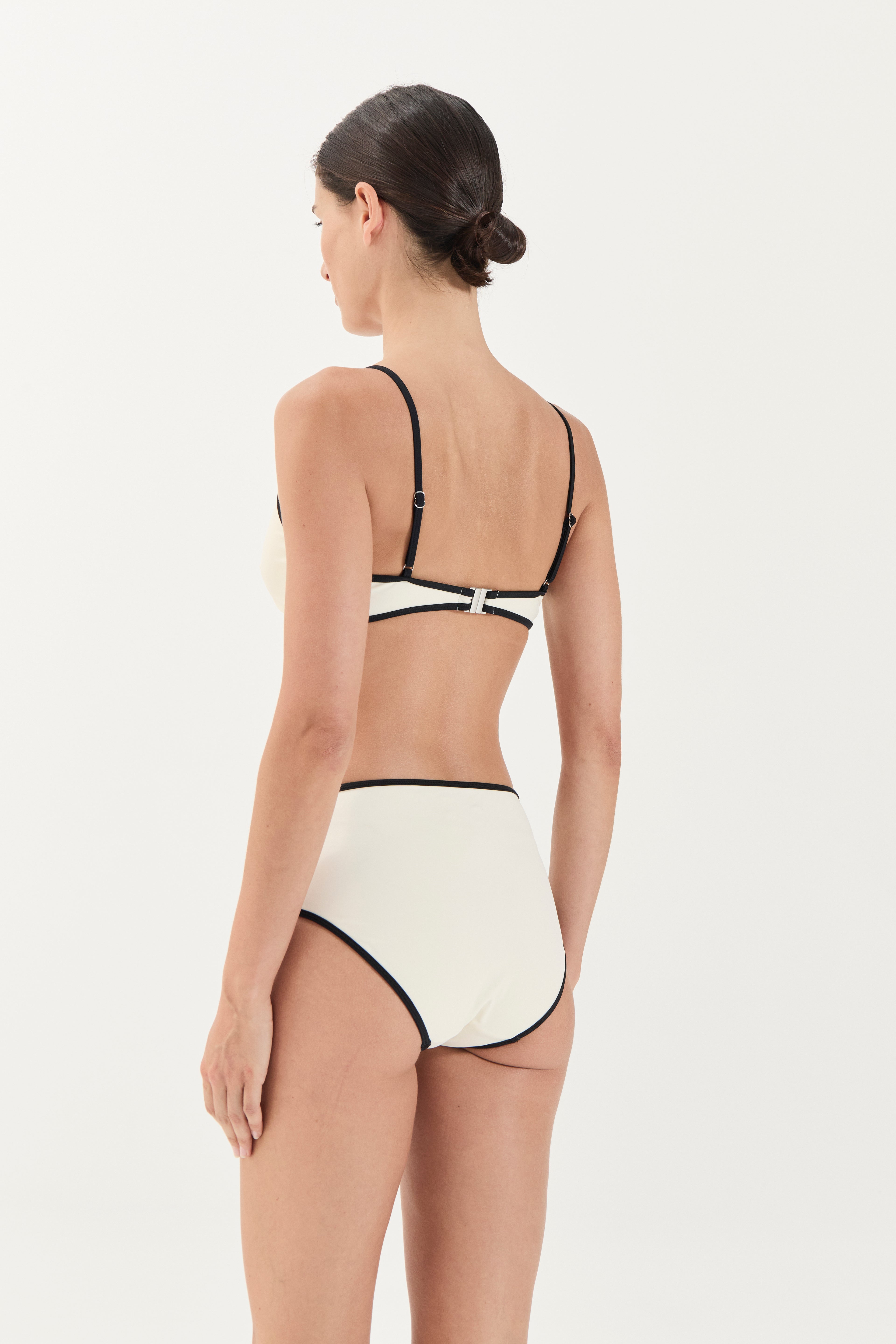Swim High Waist Brief - Ivory