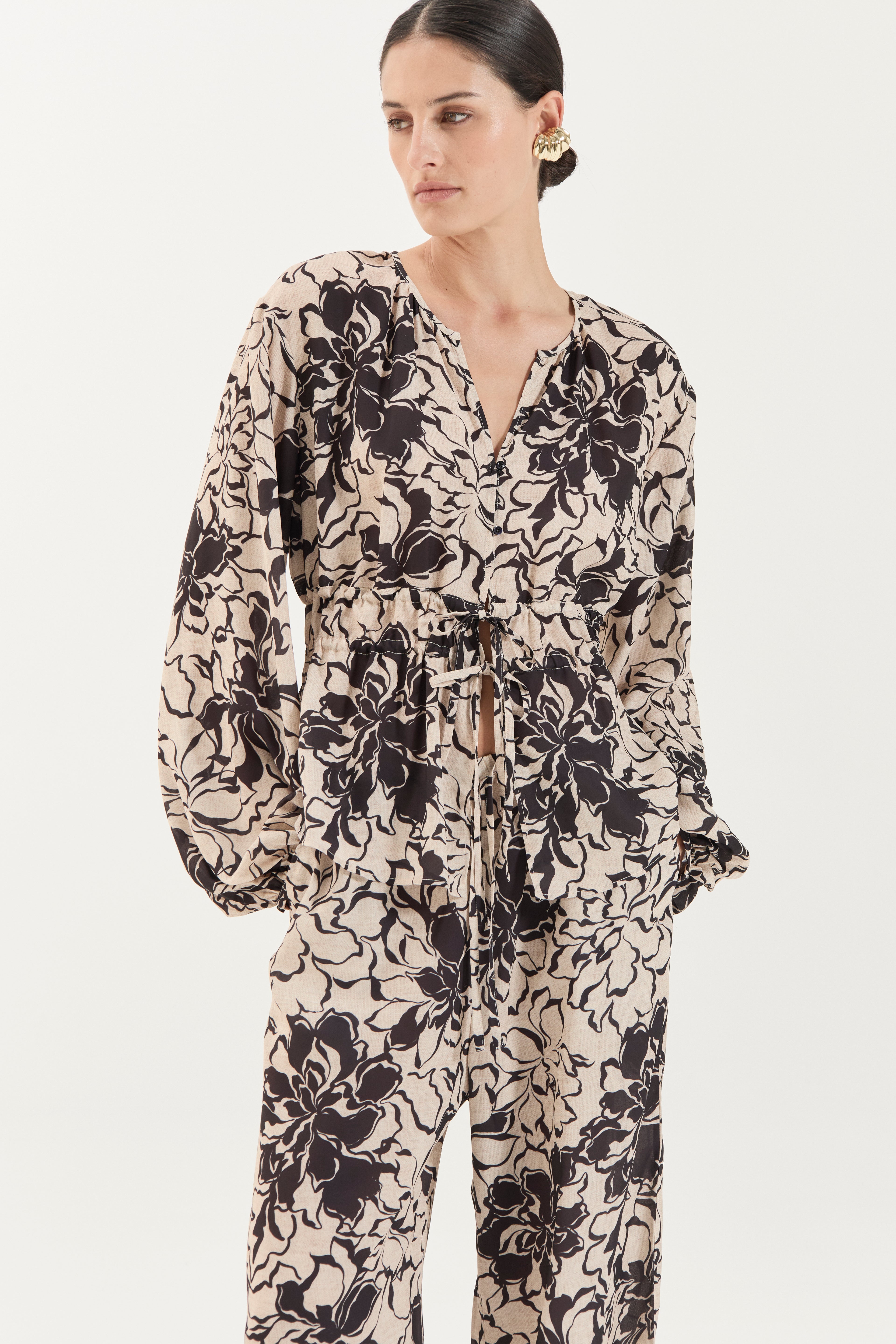 Poppy Blouse - Flora