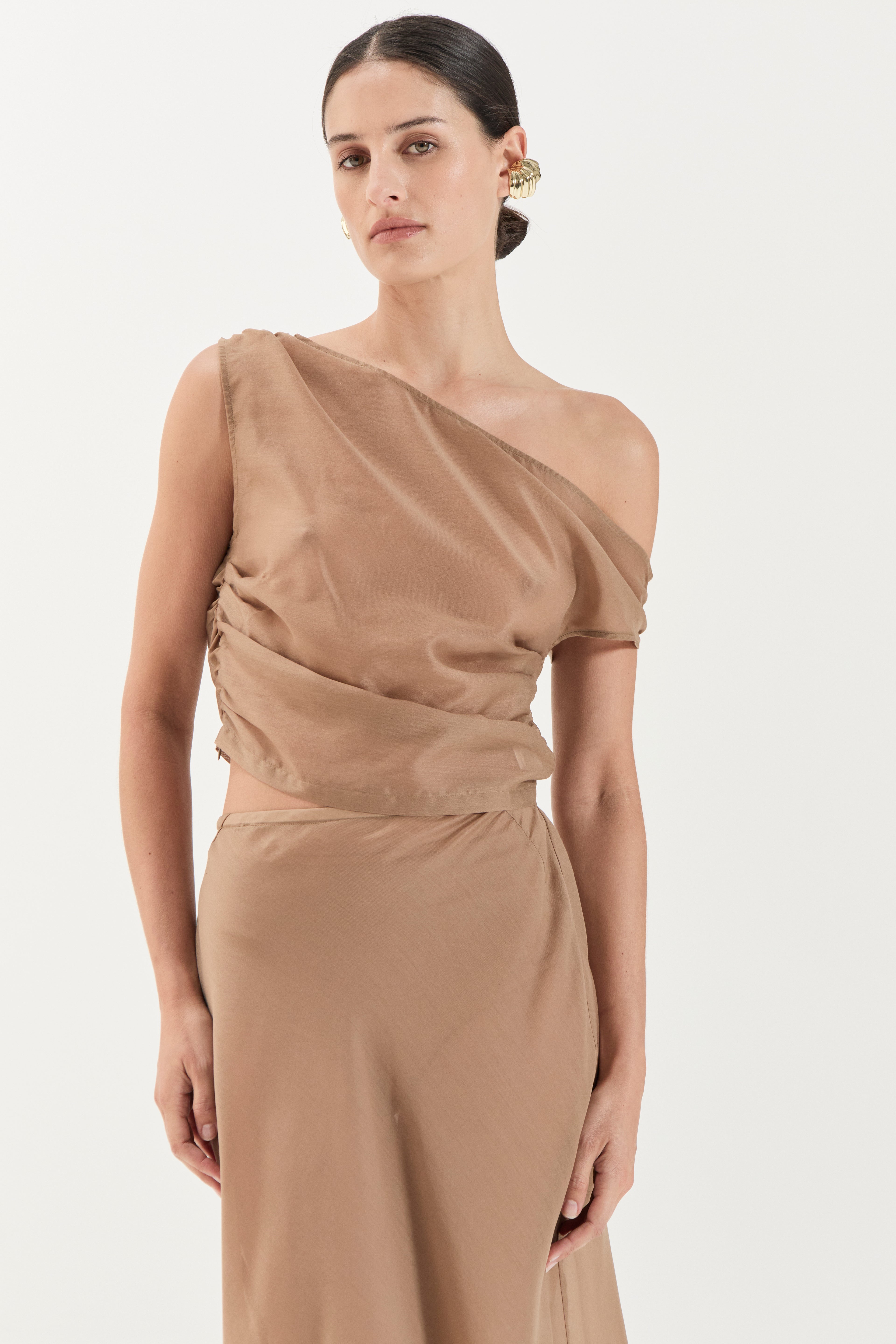 Genevieve Top - Toffee
