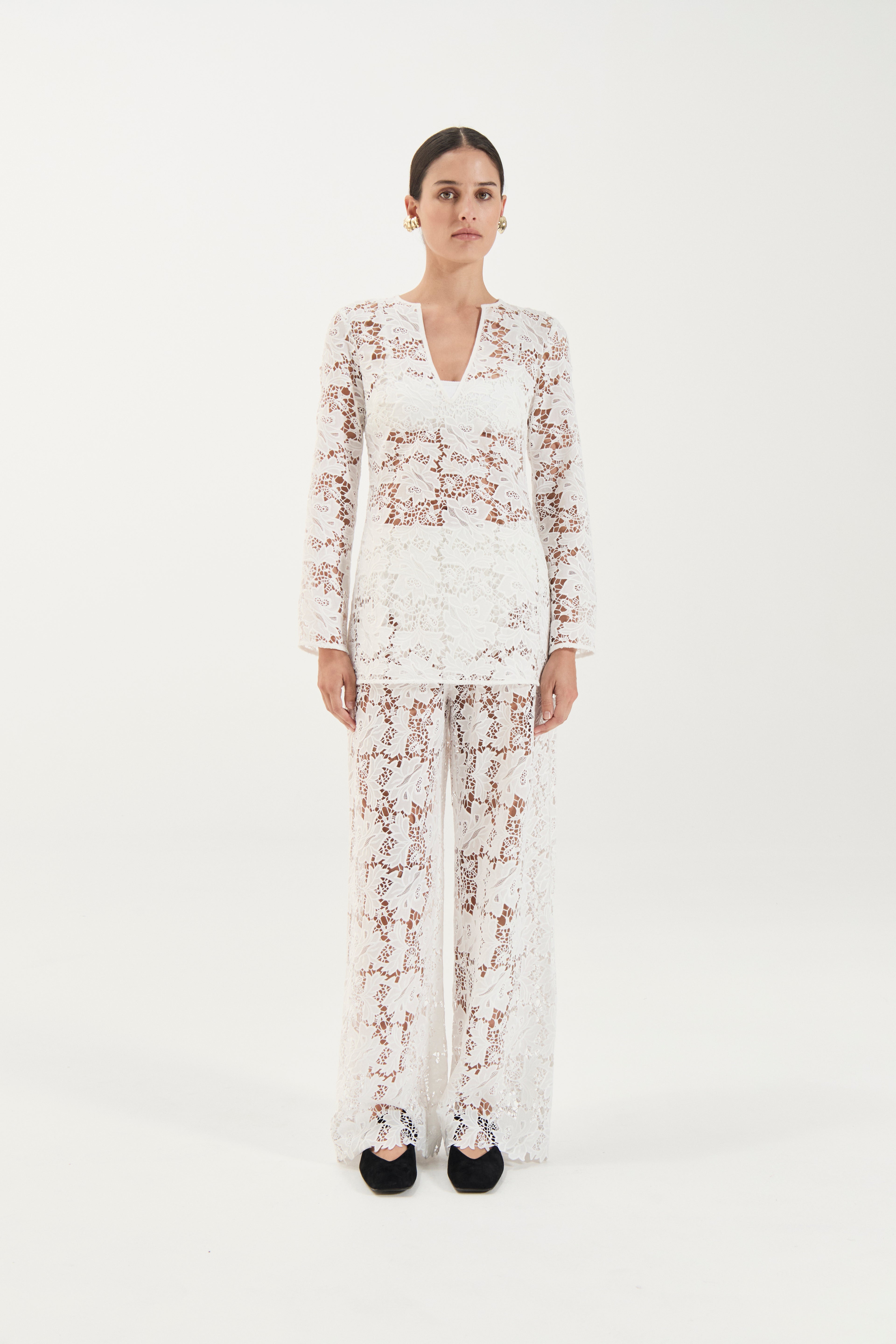 Zara Pants - Crochet Lace