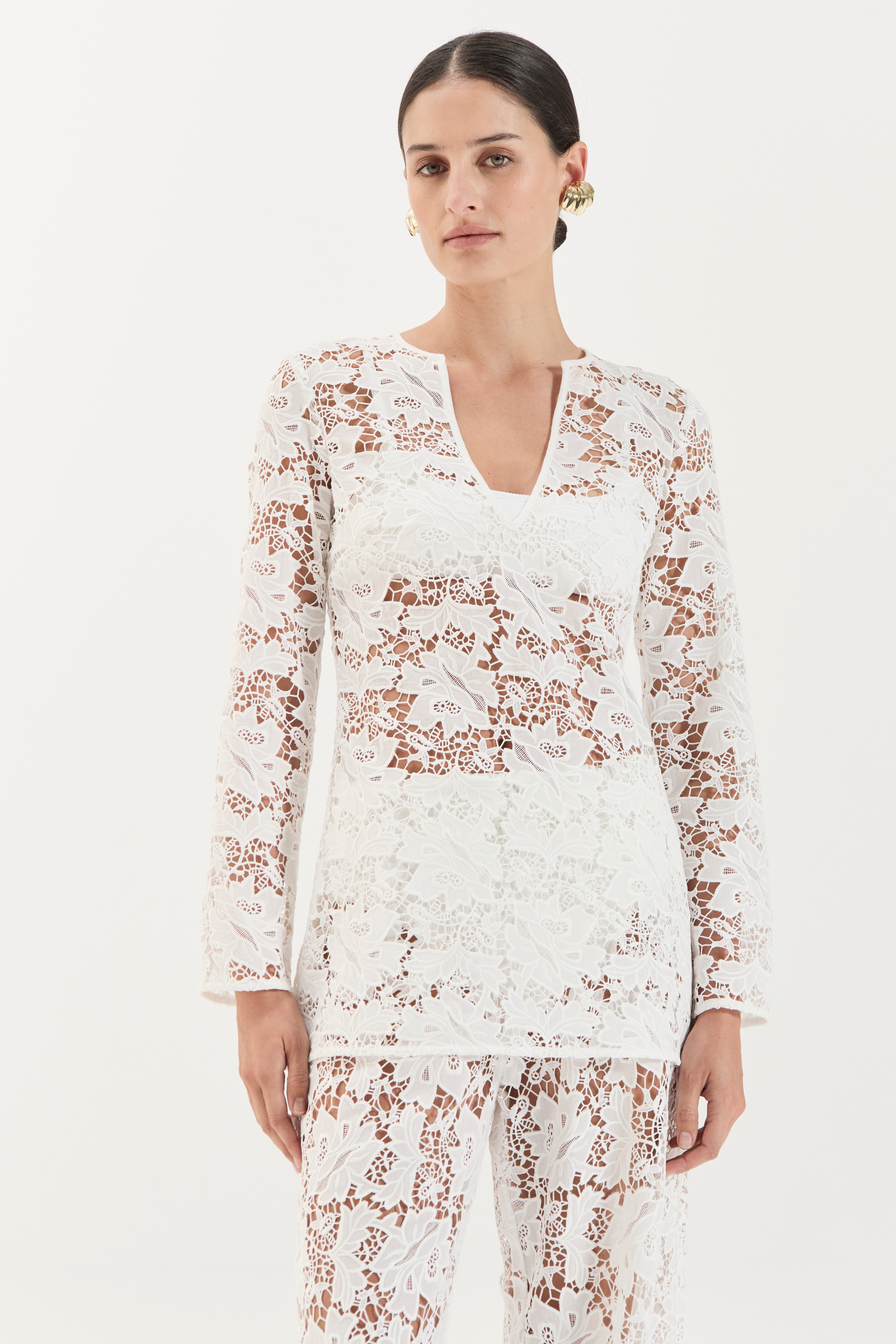 Daphne Tunic - Crochet Lace