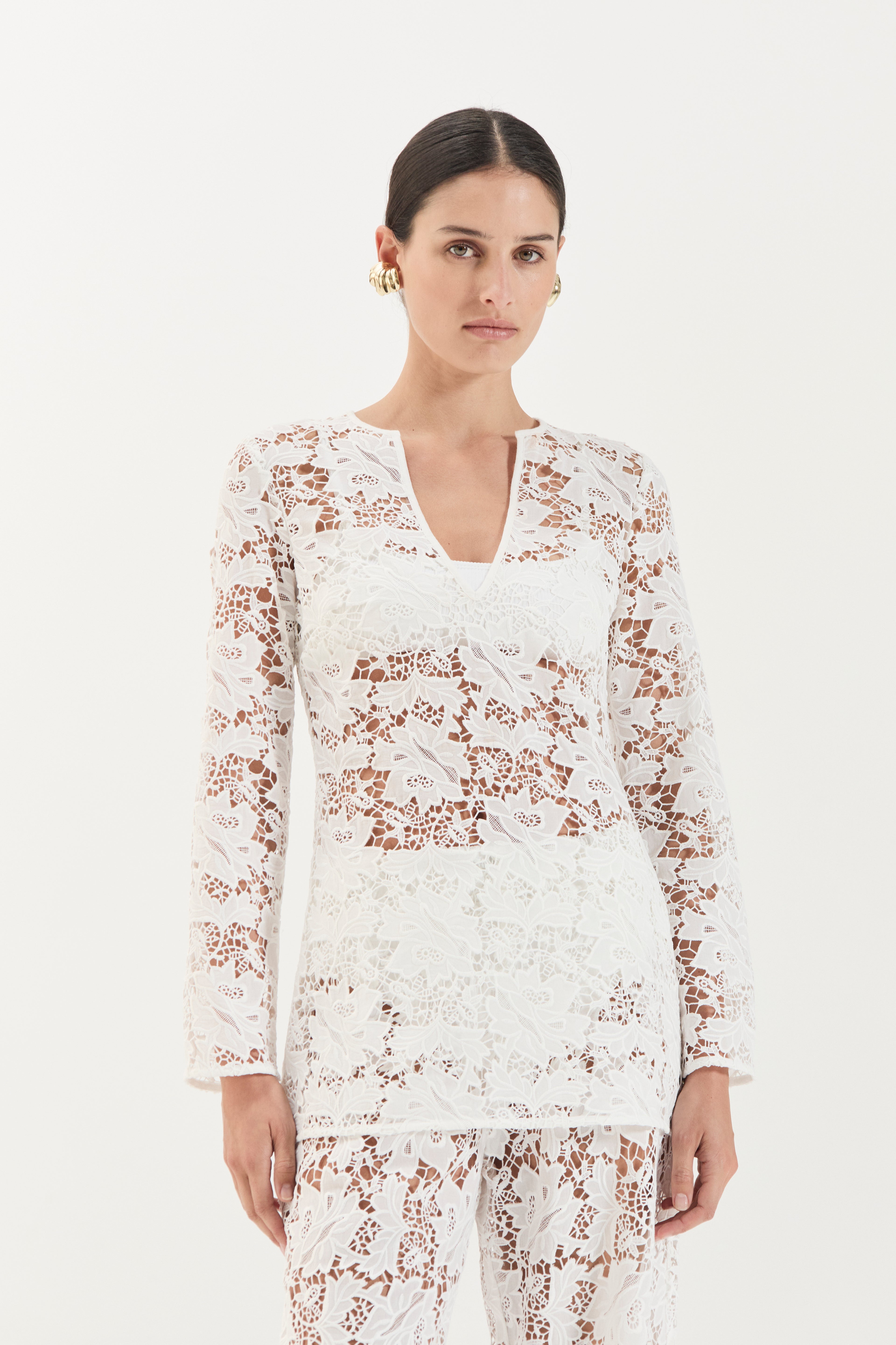 Daphne Tunic - Crochet Lace