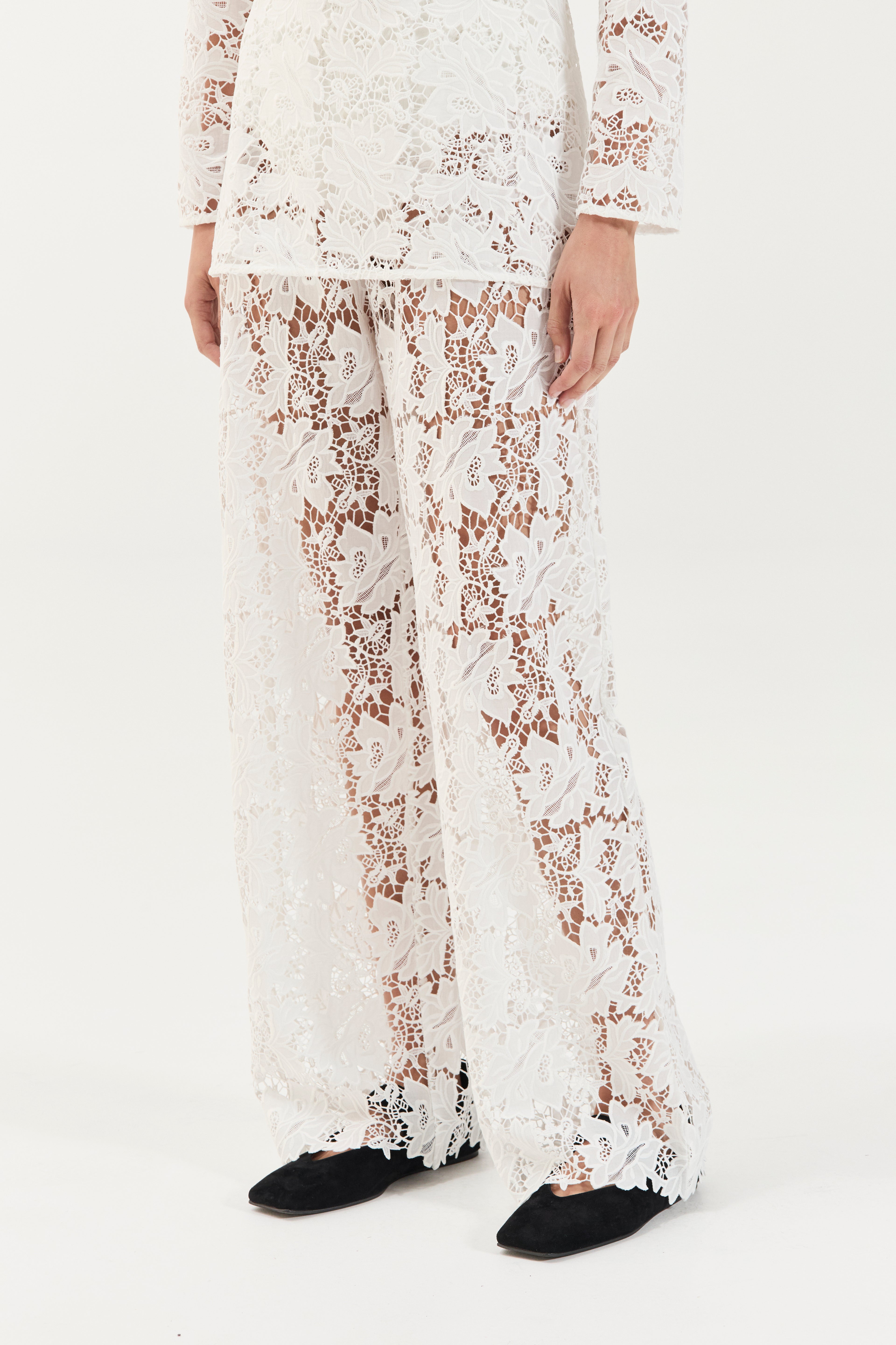 Zara Pants - Crochet Lace