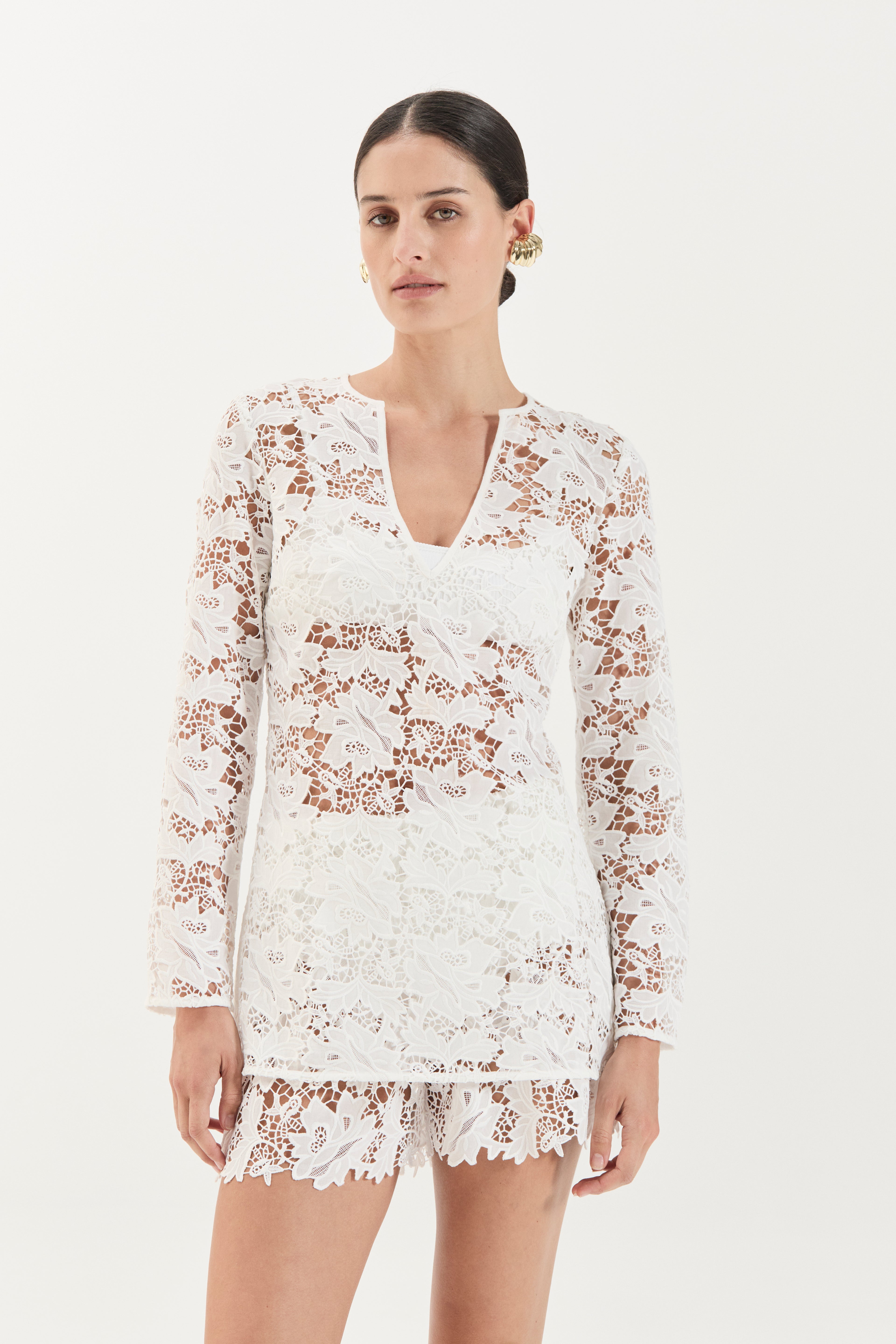 Bonnie Shorts - Crochet Lace