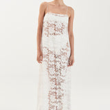 Camilla Dress - Ivory Crochet Lace