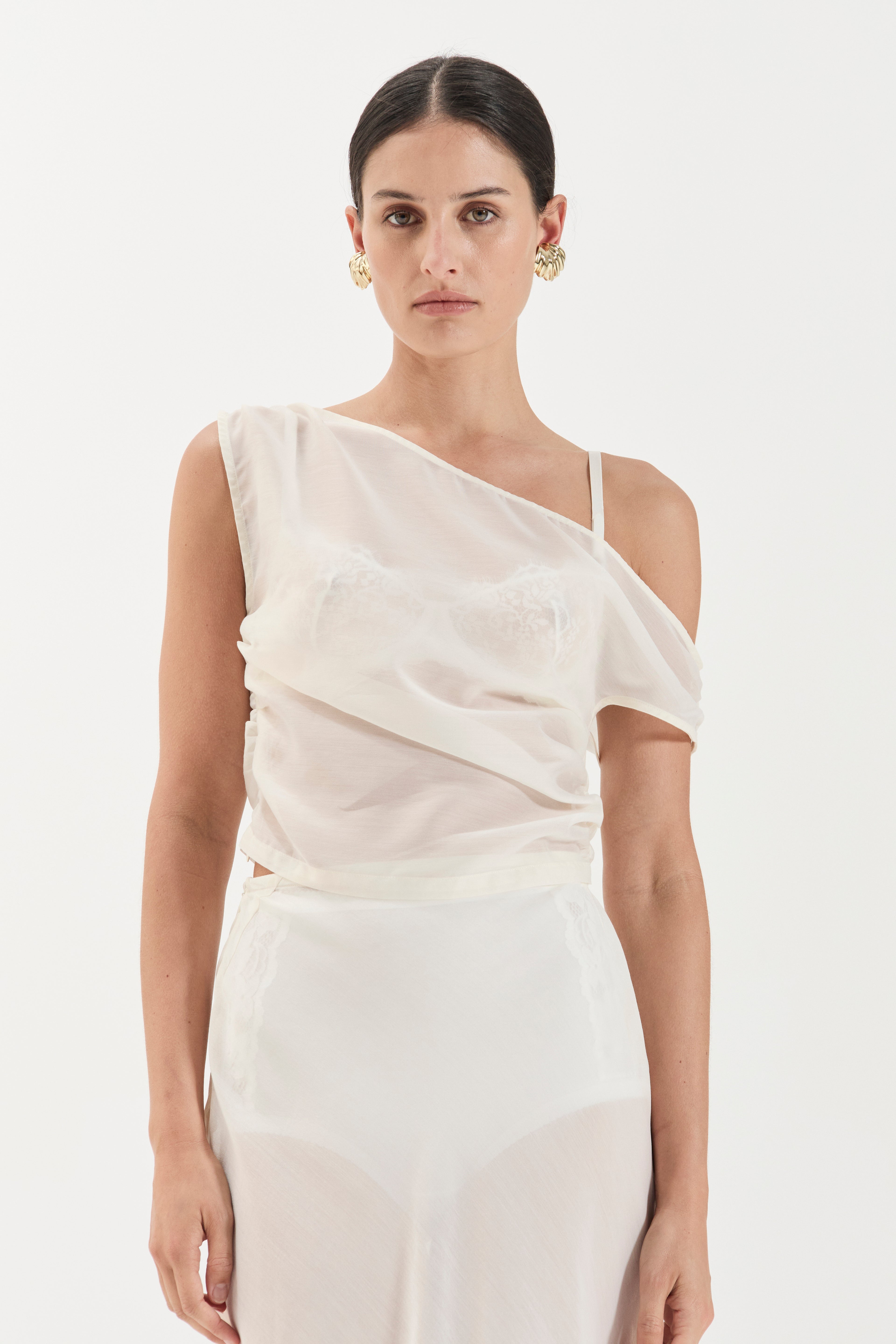 Genevieve Top - White