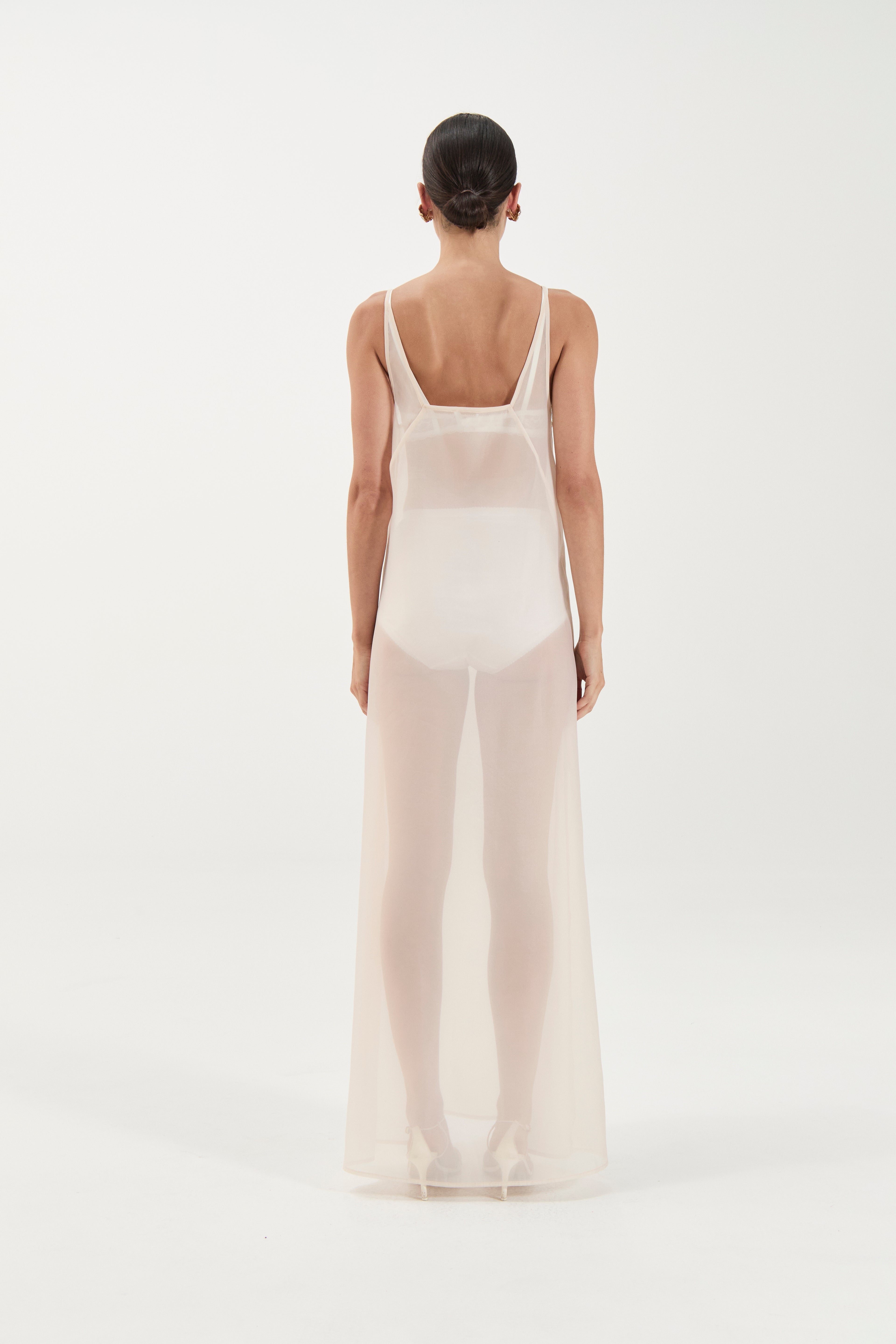 Georgette Dress - Ivory