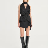 Antonella Top - Noir Polka