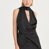 Antonella Top - Noir Polka
