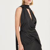 Antonella Top - Noir Polka