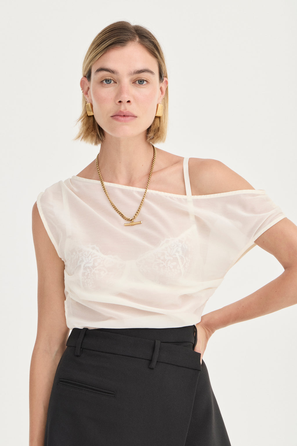 Genevieve Top - White
