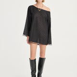 Eloise Beaded Mini - Noir