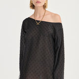 Eloise Beaded Mini - Noir