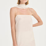 Camilla Dress - Ivory Leaf