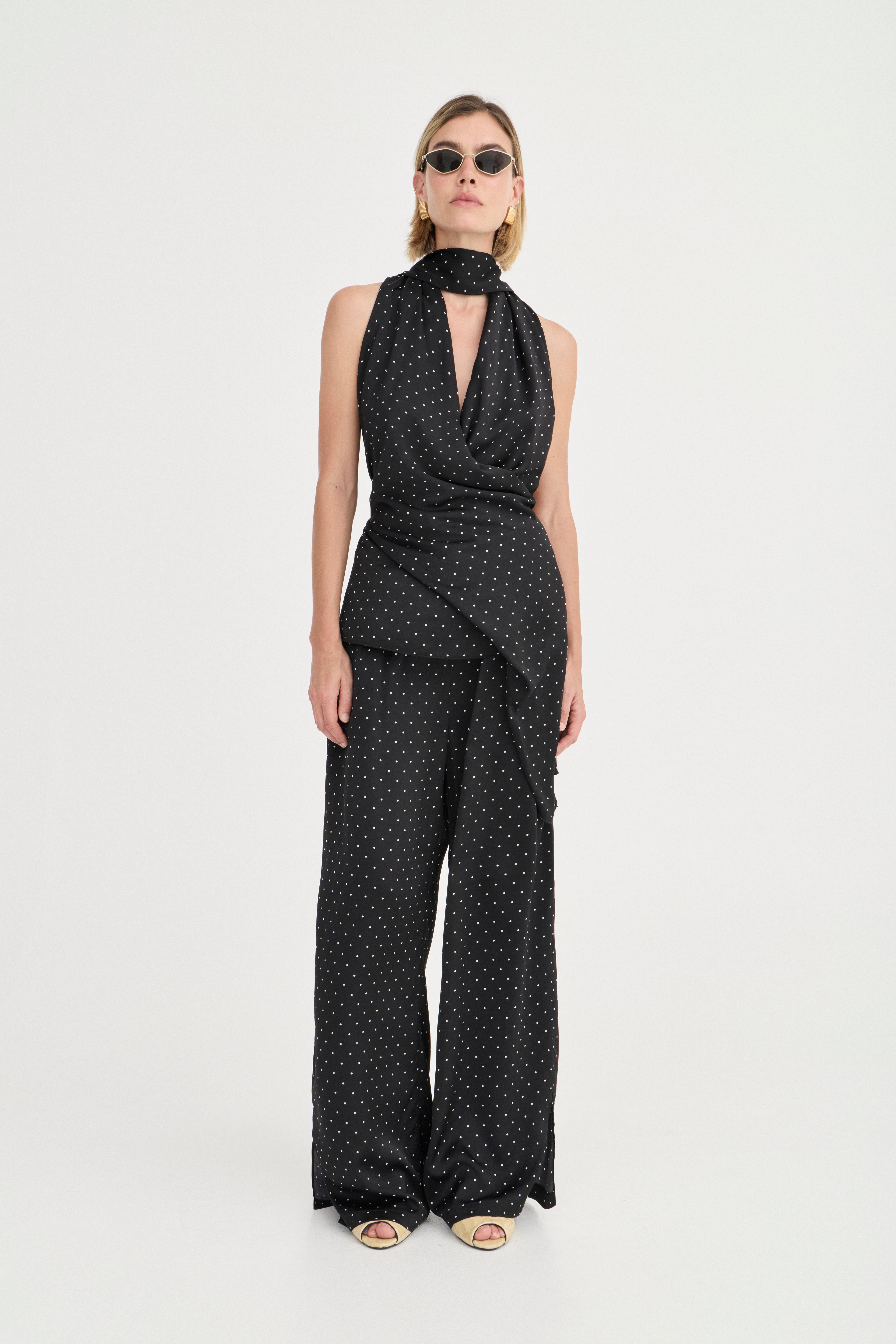 Stella Necktie - Noir Polka