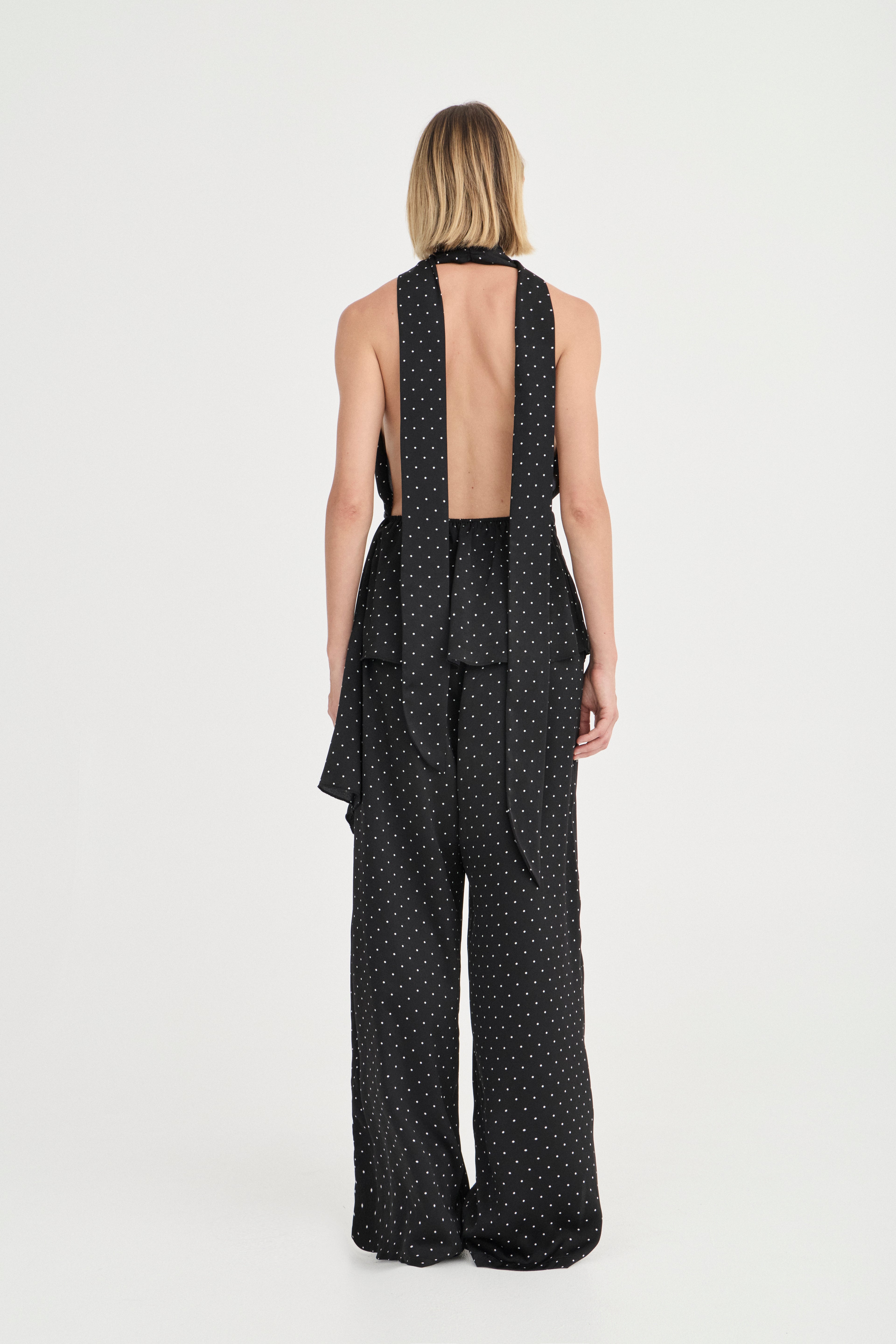 Stella Necktie - Noir Polka