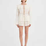 Beau Shorts - Embroidered Cotton