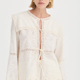 Iris Top - Embroidered Cotton