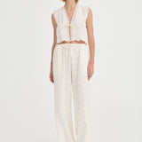 Giulia Pants - Embroidered Cotton