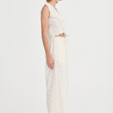 Giulia Pants - Embroidered Cotton