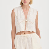 Beau Shorts - Embroidered Cotton