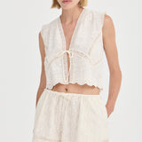 Beau Shorts - Embroidered Cotton