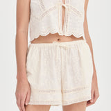 Beau Shorts - Embroidered Cotton