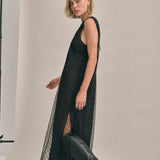 Aurora Beaded Tunic - Noir