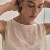 Aurora Beaded Tunic - Ivory