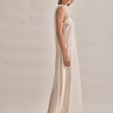 Camilla Dress - Ivory Leaf
