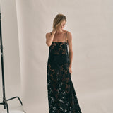 Camilla Dress - Noir Crochet Lace