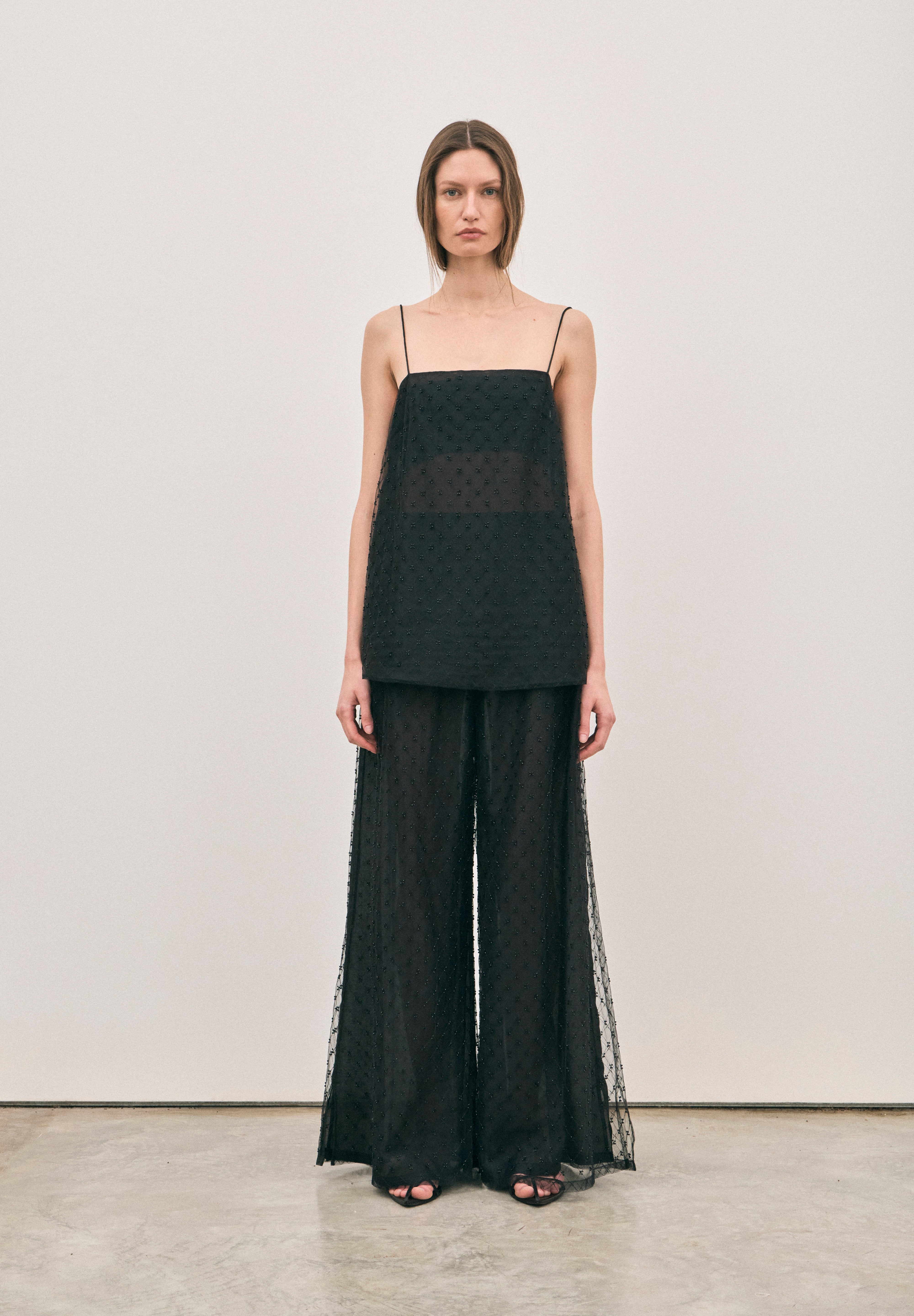 Camilla Beaded Mini - Noir