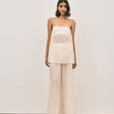 Lola Beaded Pants - Ivory