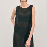 Aurora Beaded Tunic - Noir