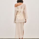 Saasha Beaded Skirt - Ivory
